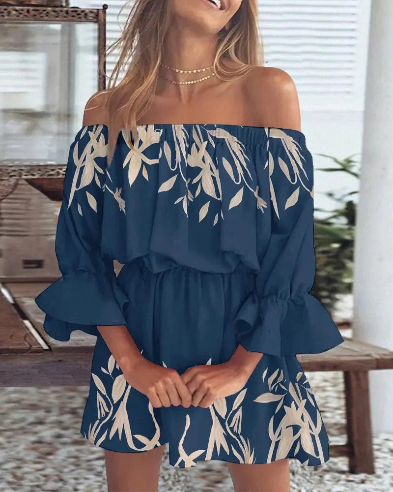 Robe Marron Camaïeu Taille 36 épaules Découvertes Polyester Doublé - Occasion Très Bon état
