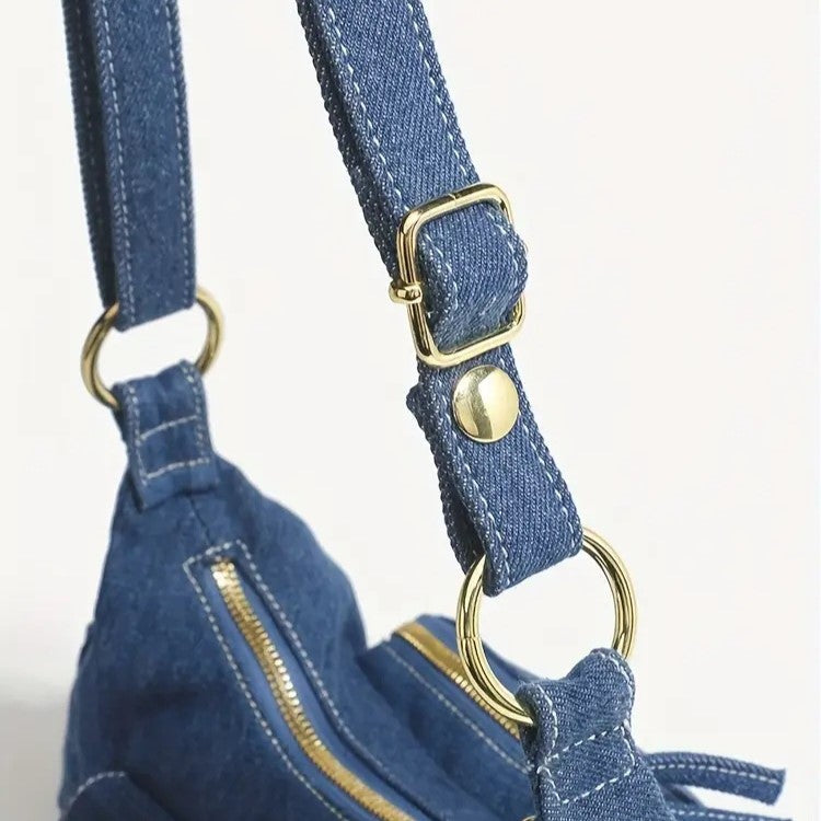 Reese | Sac croisé rétro en denim