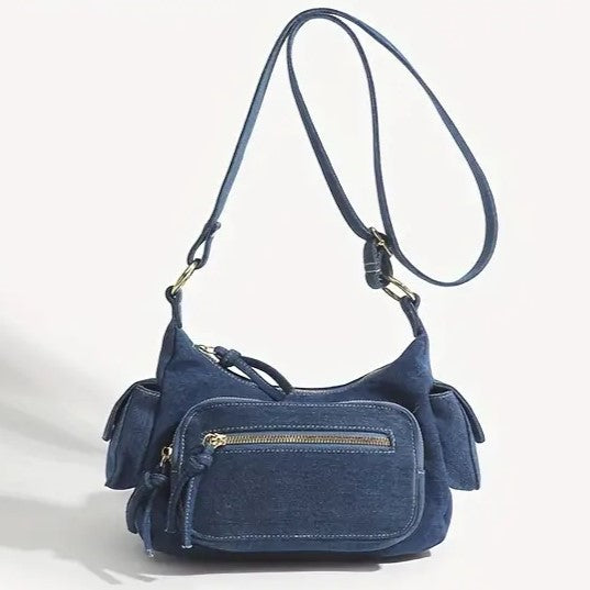 Reese | Sac croisé rétro en denim