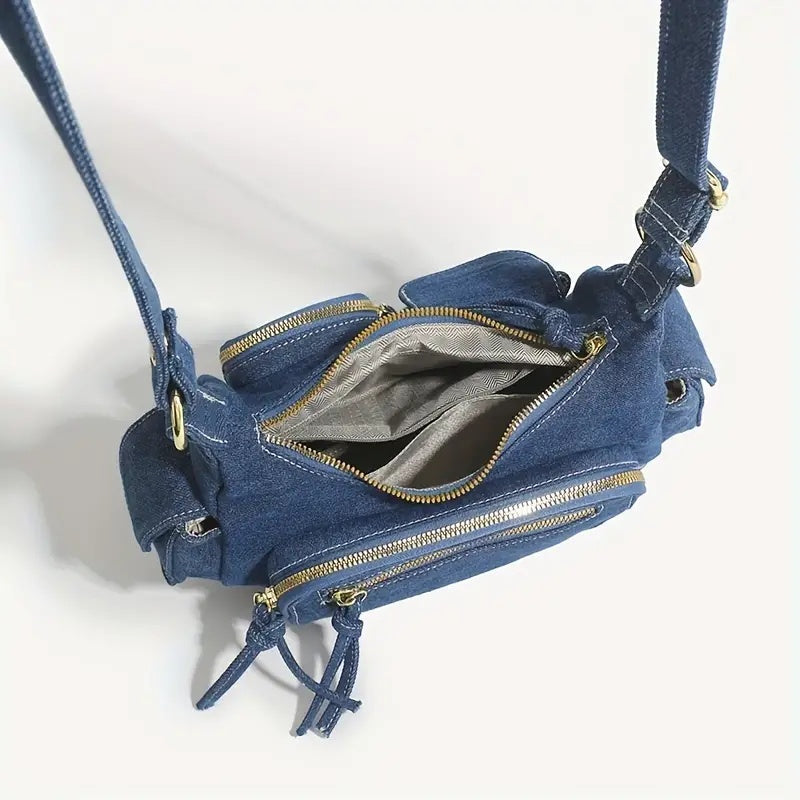 Reese | Sac croisé rétro en denim