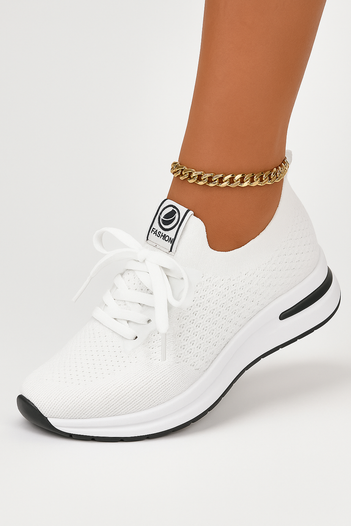 Ballerines plates en maille respirante confort urbain