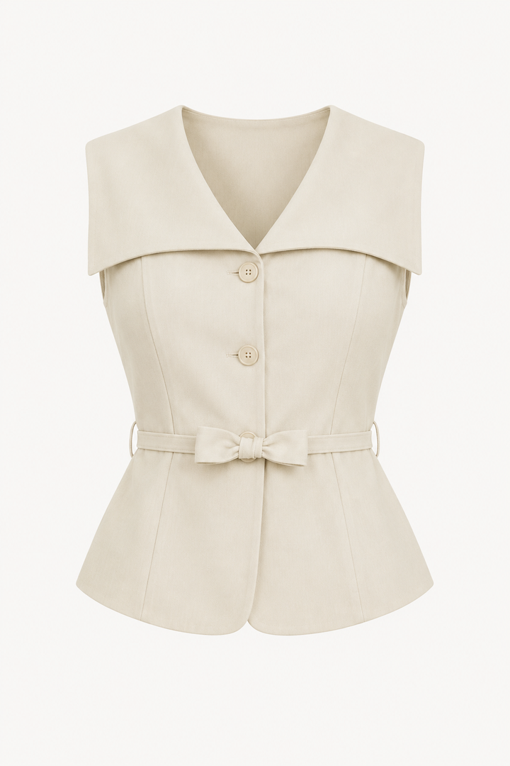 Ensemble Haut Sans Manches et Jupe Midi