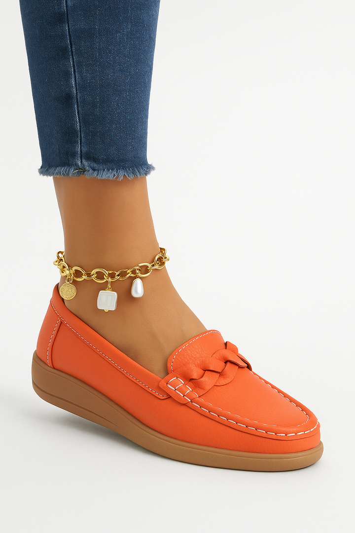 Chaussures femme PU à talons bas confortables élégantes