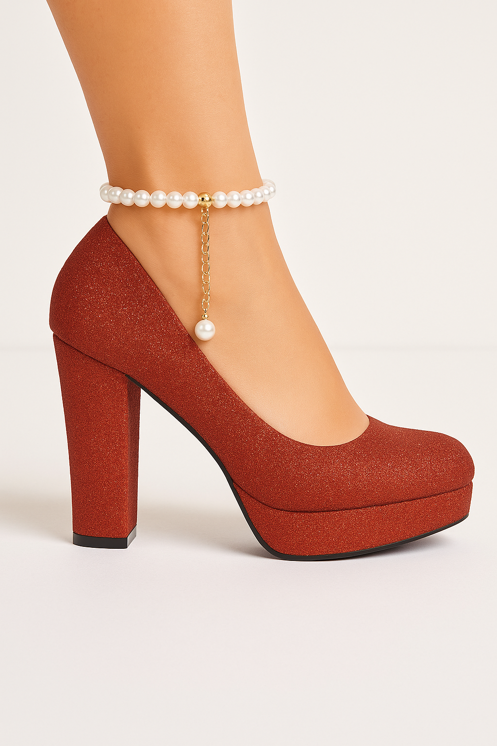 Escarpins talon haut cuir synthétique élégants soirée