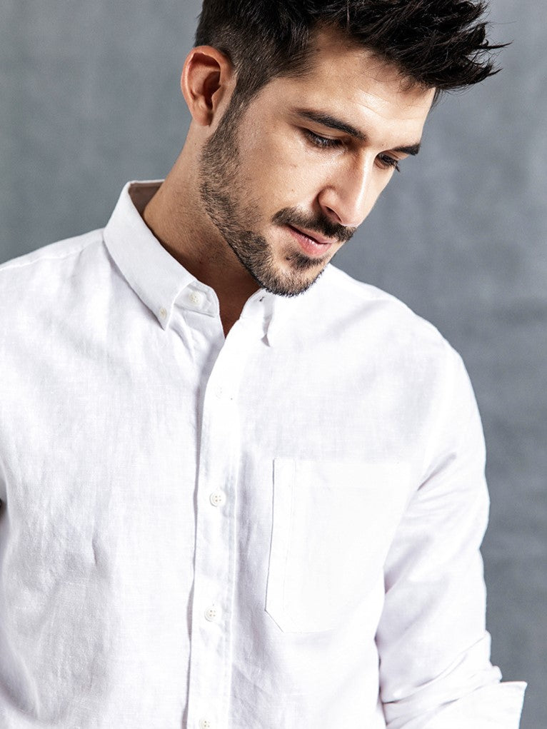 Chemise à manches longues pour hommes