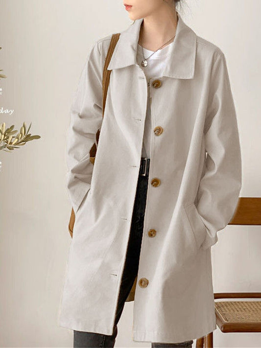 Trench-coat de longueur moyenne