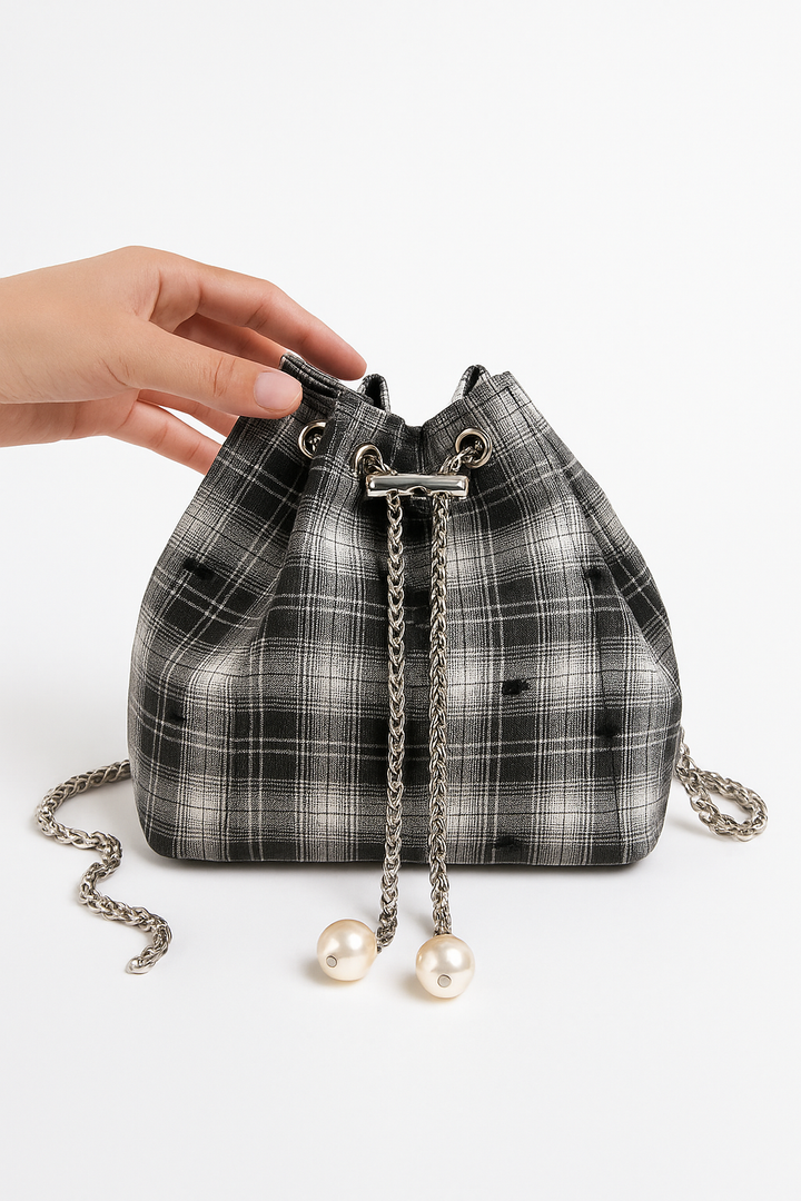Mini-sacoche polyester pour femmes – format compact pratique