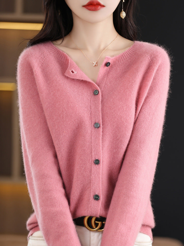 Rosy | Manteau ample à col rond