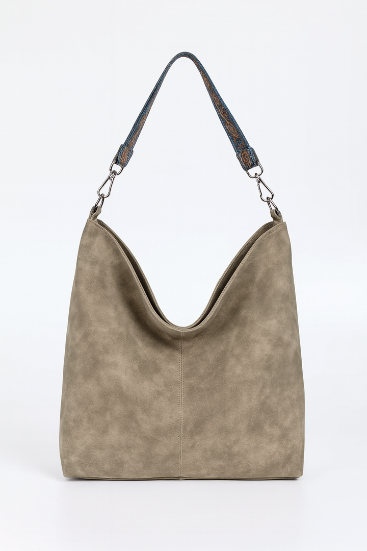 Sac en daim moyen élégant pour usage quotidien