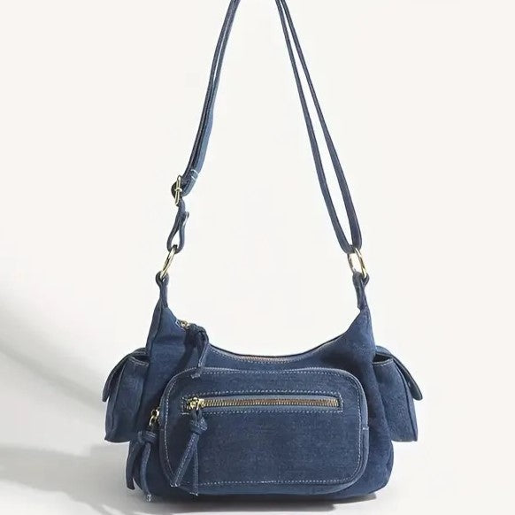 Reese | Sac croisé rétro en denim