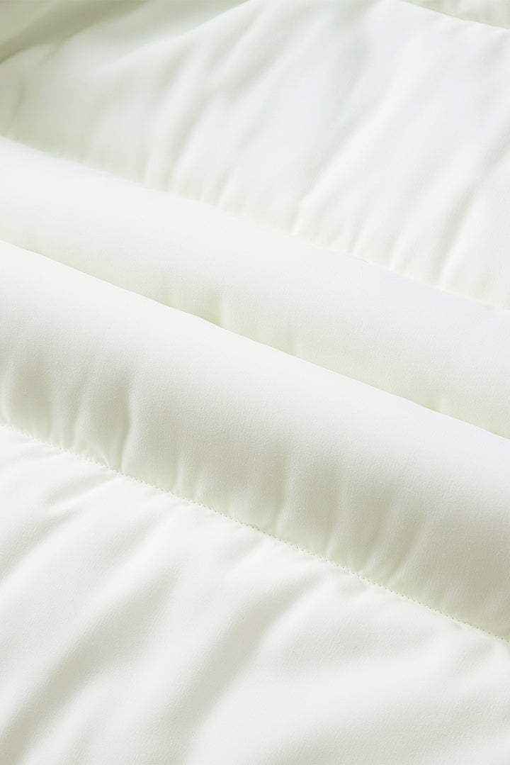 AMVIM - Gilet Puffer Oversized à Col Zippé Noir pour Femme