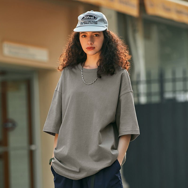 Ultimate Soft Touch Heavyweight Oversized T-shirt til mænd og kvinder i hiphop - stil - Kim Mode KBH