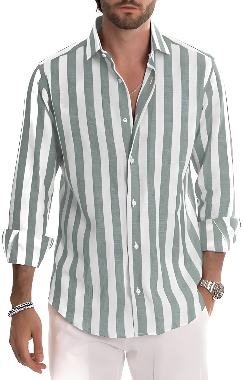 Maverick | Chemise rayée pour hommes - Camille Boutique