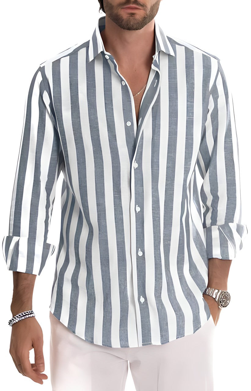 Maverick | Chemise rayée pour hommes - Camille Boutique