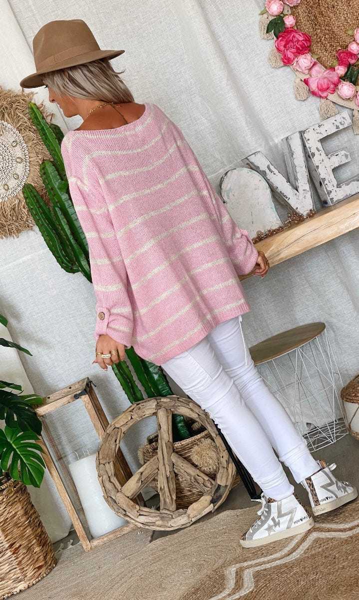 Callie | Chic Pull à rayures - Camille Boutique