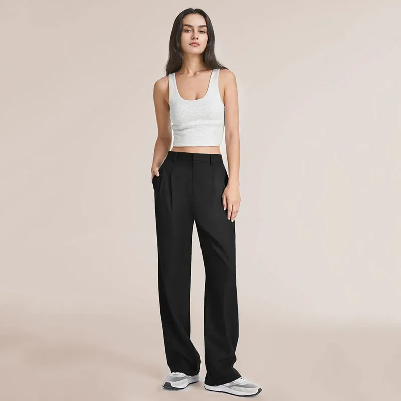 Paige | Pantalon à pinces plissées - Camille Boutique