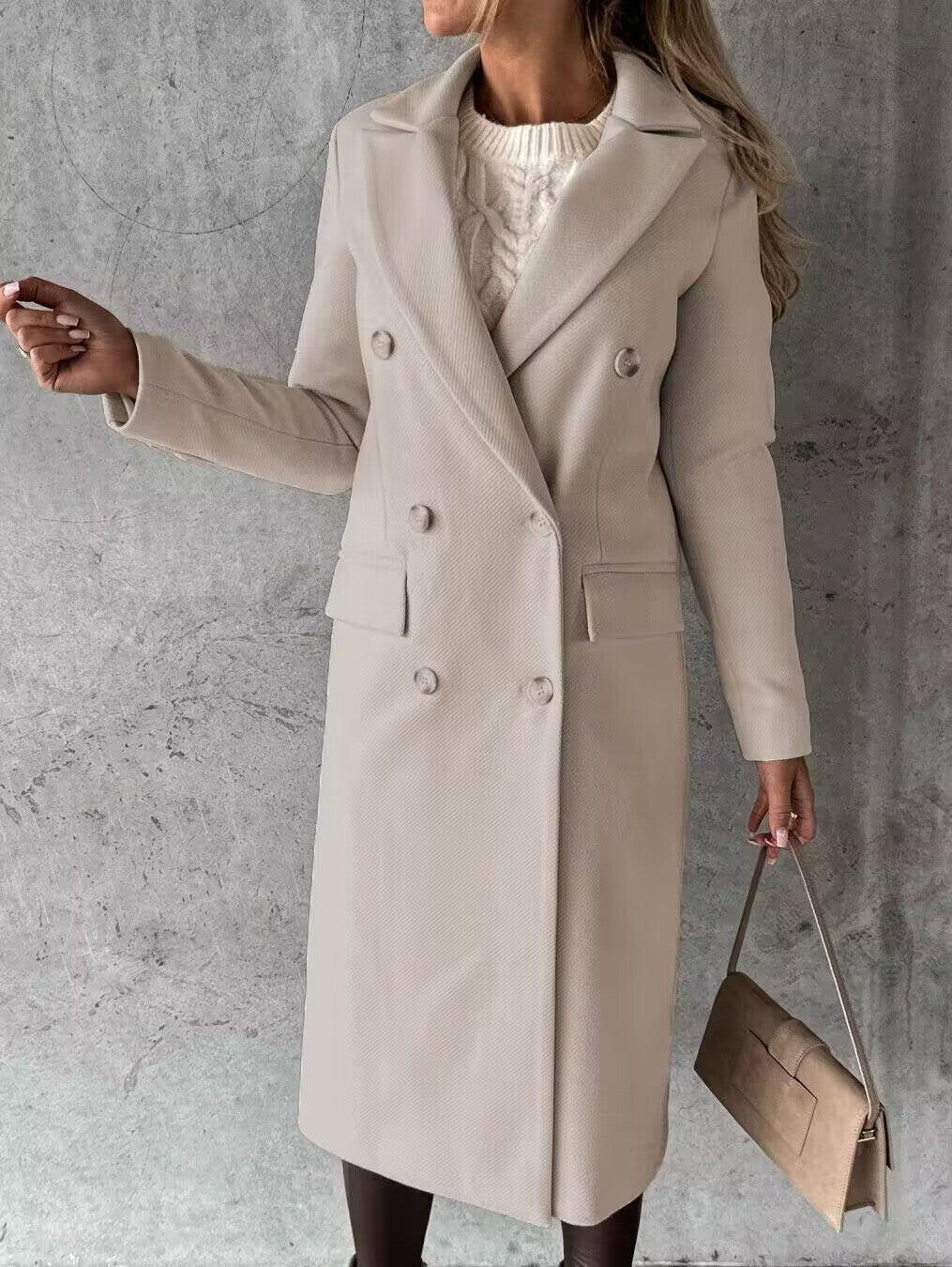 Laura | Manteau d'hiver long et élégant