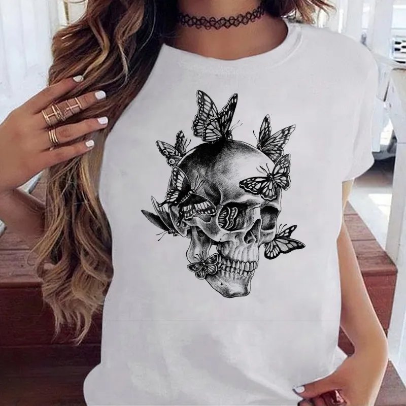 Silvia | Tshirt tête de mort