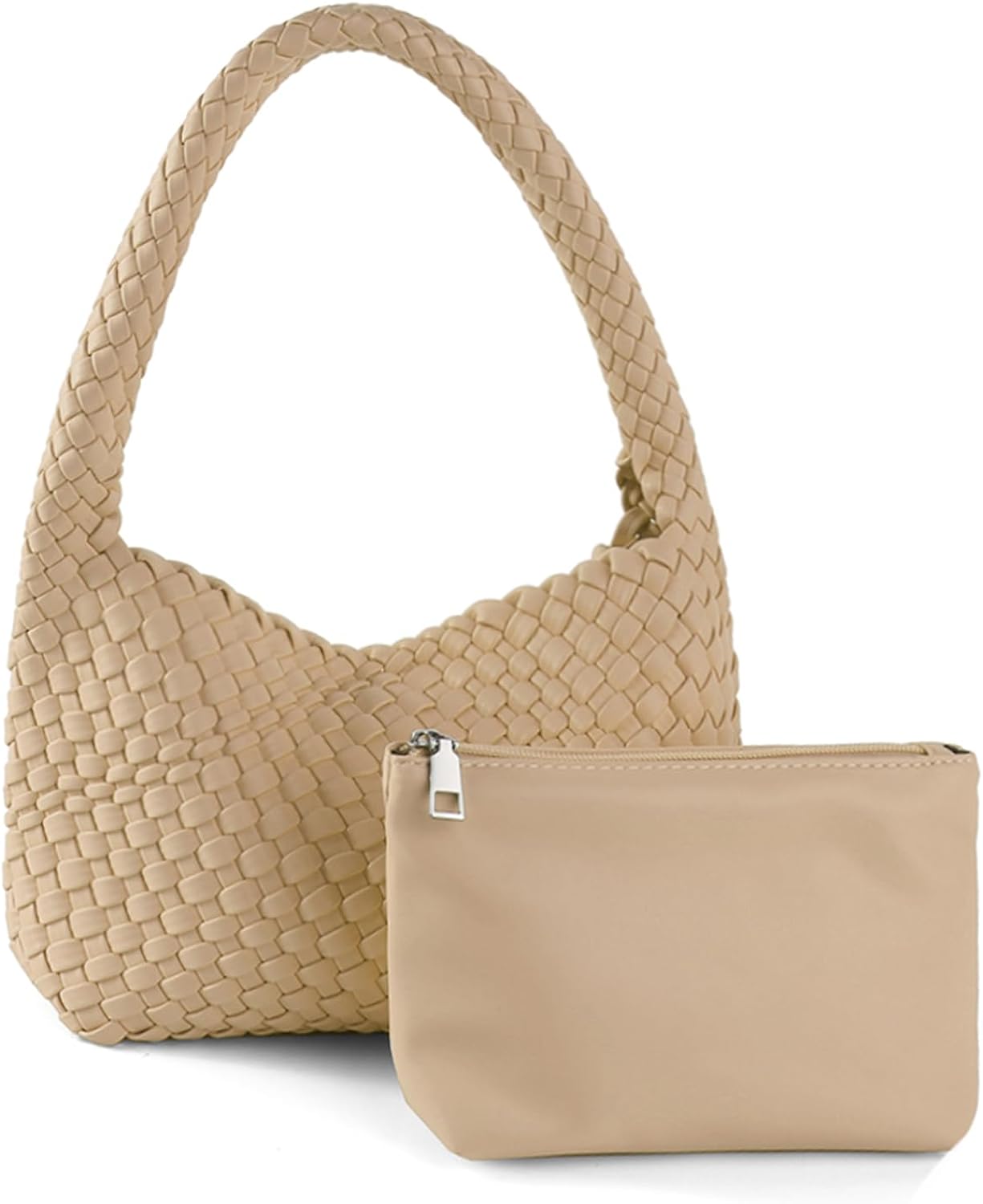 Soledad | Fourre-tout en cuir souple tressé (1 Big Bag + 1 pochette GRATUIT) - Camille Boutique