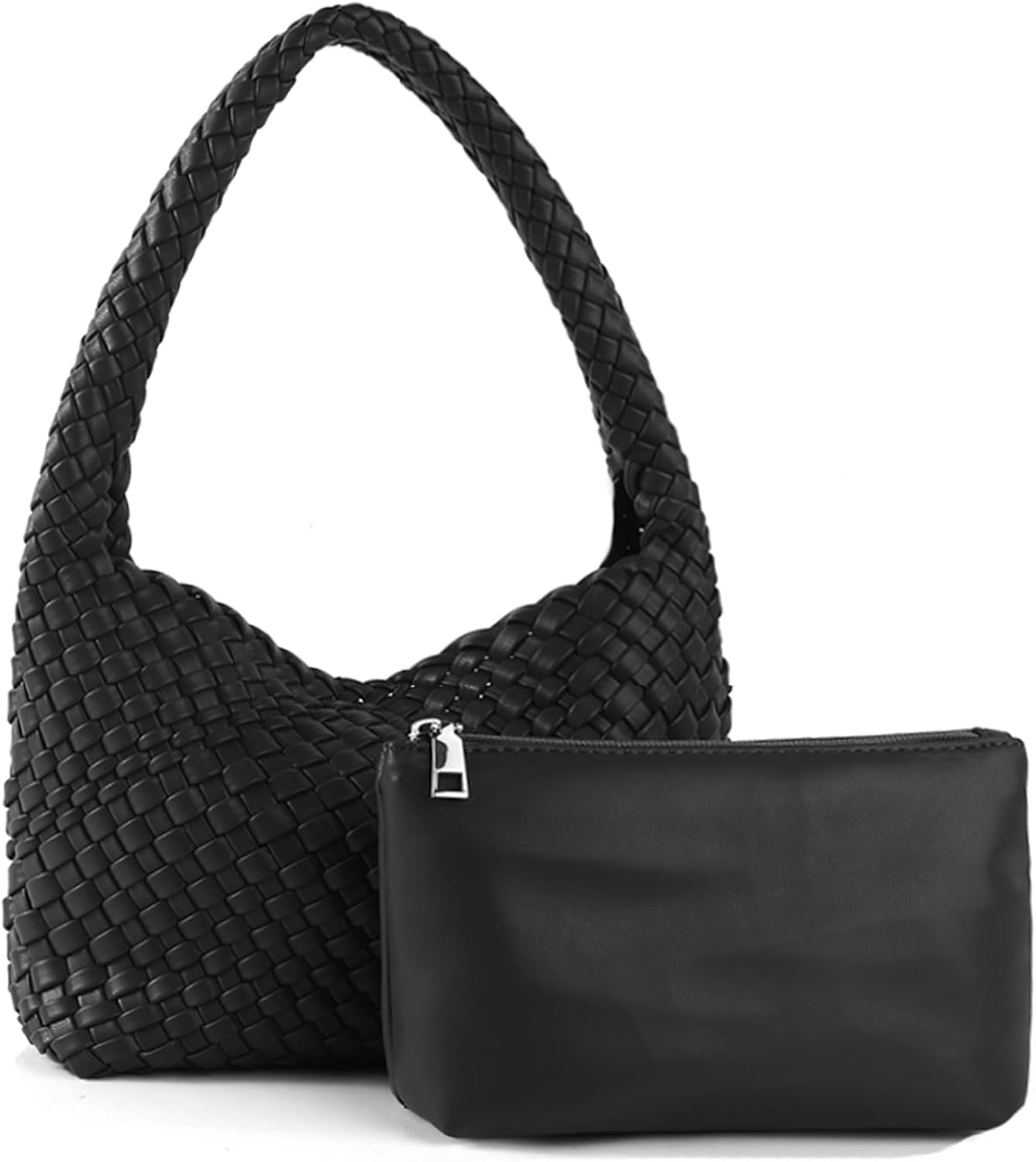 Soledad | Fourre-tout en cuir souple tressé (1 Big Bag + 1 pochette GRATUIT) - Camille Boutique