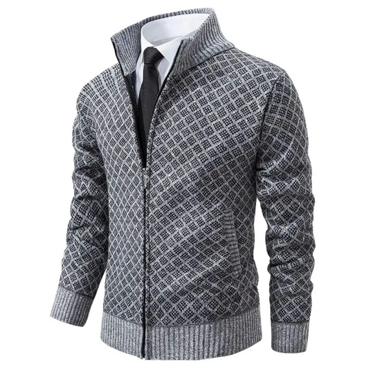 Jonas | Pull en maille jacquard