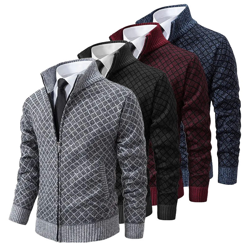 Jonas | Pull en maille jacquard