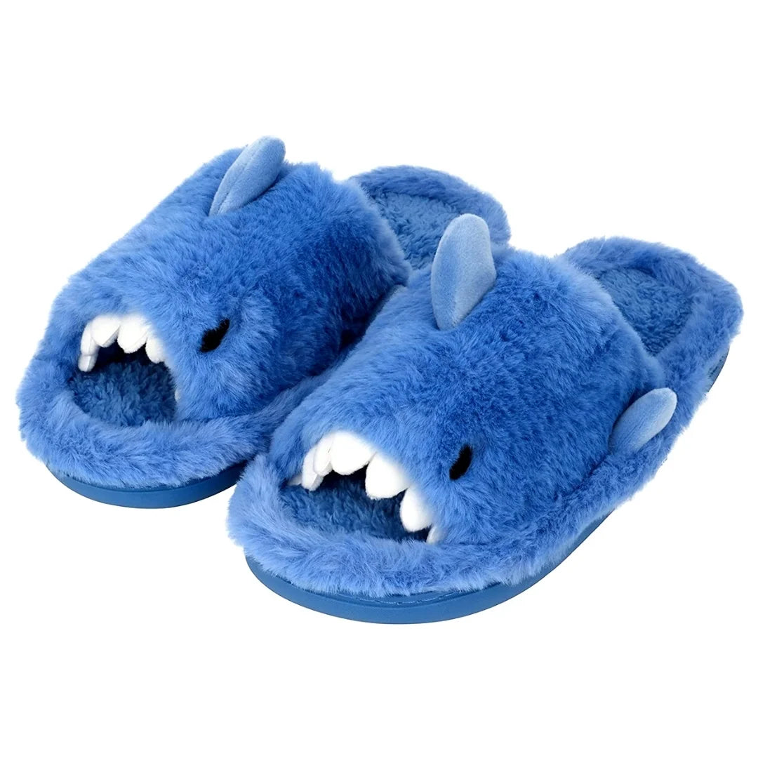 Chaussons en peluche pour requins - Camille Boutique