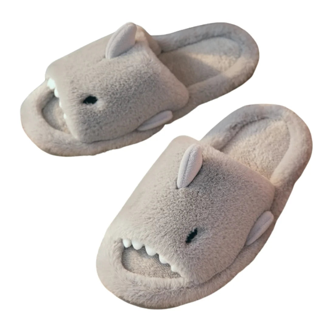 Chaussons en peluche pour requins - Camille Boutique