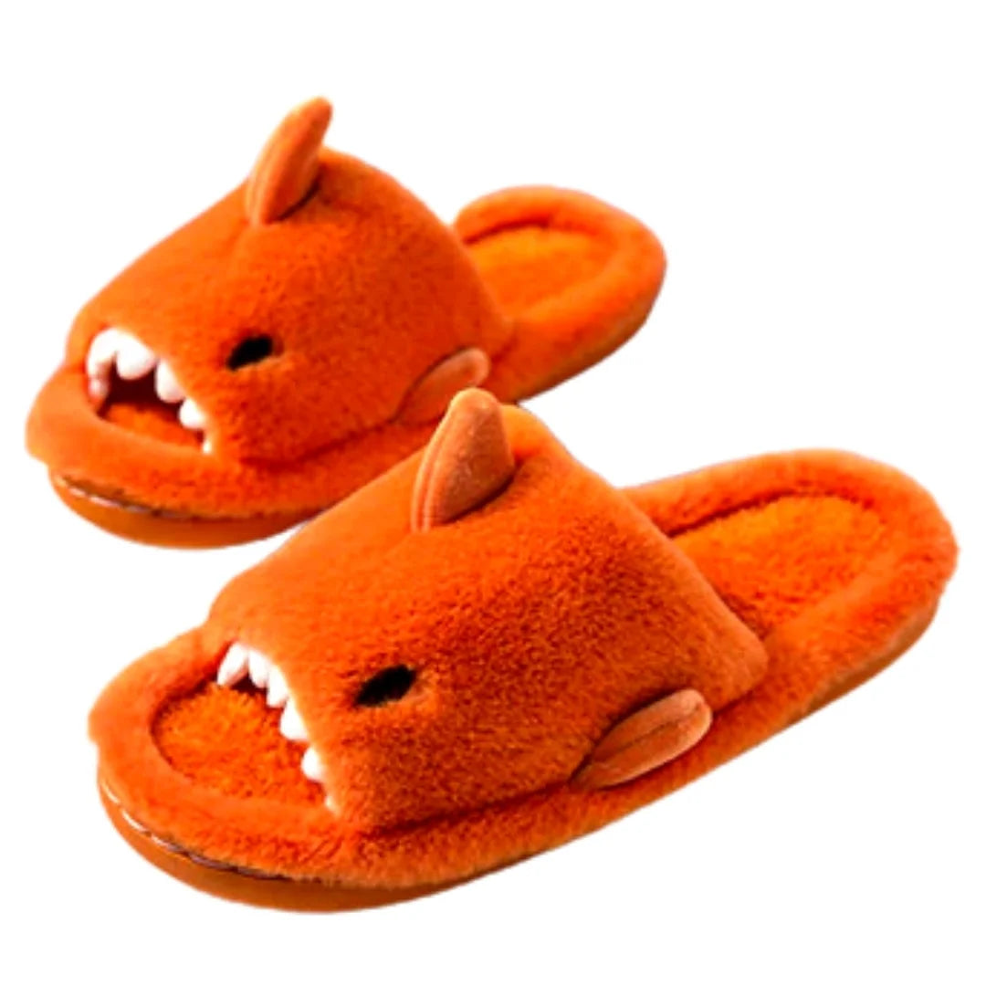 Chaussons en peluche pour requins - Camille Boutique